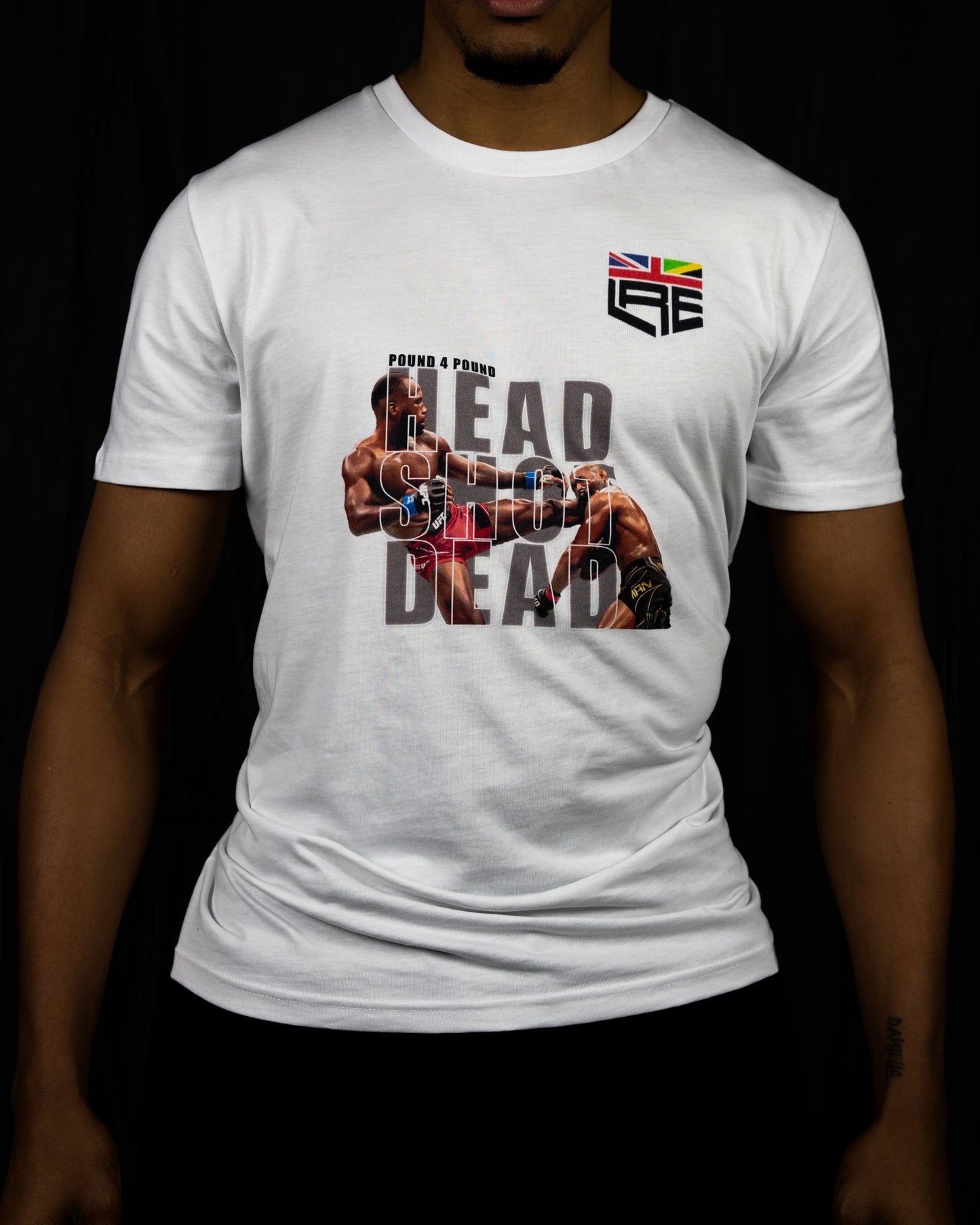 Limited Edition: Leon "Rocky" Edwards: "Pound for Pound, Headshot Dead." T-Shirt