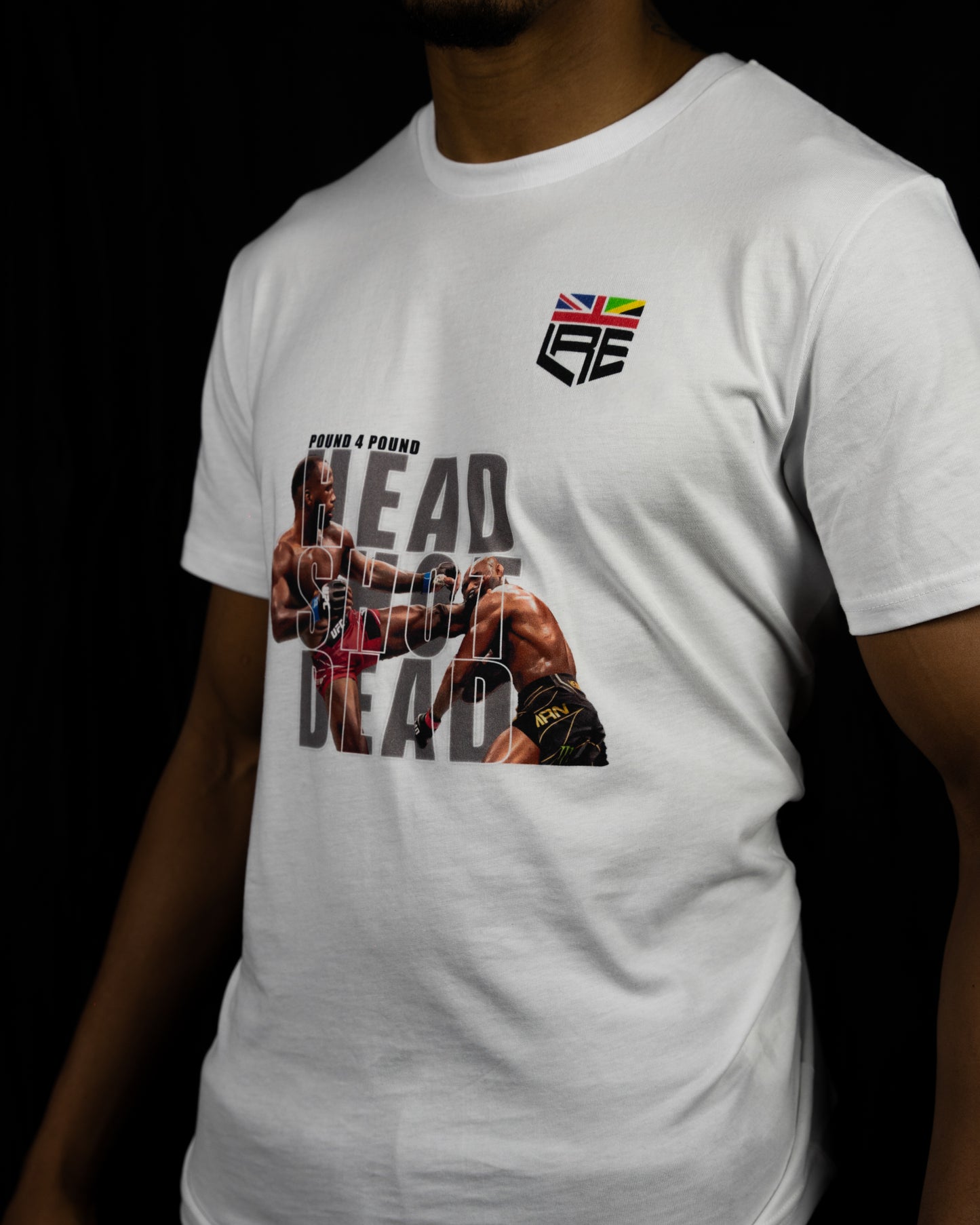 Limited Edition: Leon "Rocky" Edwards: "Pound for Pound, Headshot Dead." T-Shirt